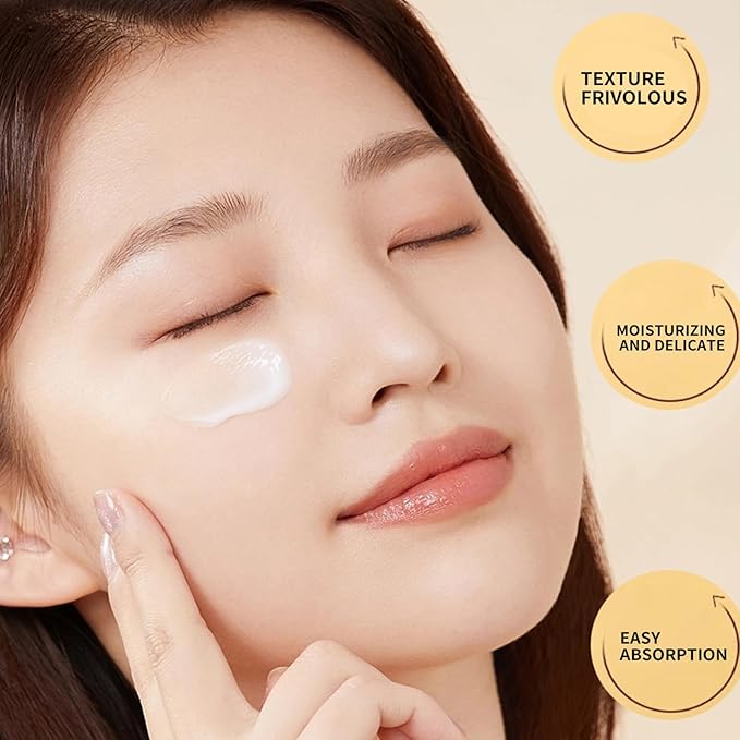Eye Cream for Dark Circles and Puffiness, Reducing Puffiness and Bags Under Eyes Night Eye Cream, Moisturizing and Easily Absorbed Night Time Eye Wrinkle Cream for Women, 0.7oz-Velvo Beauty