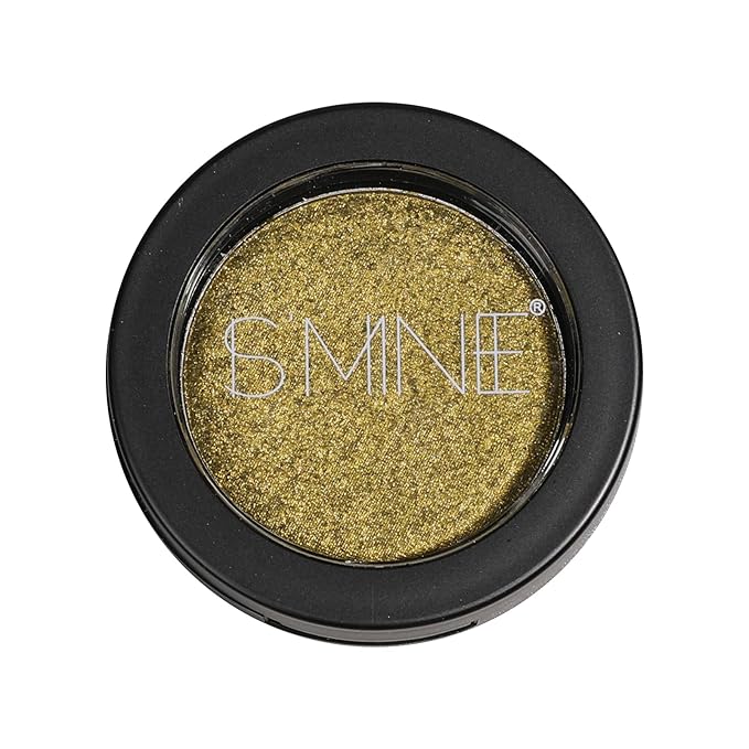 ISMINE Single Eyeshadow Powder Palette Shimmer Gold, High Pigment, Longwear Single Gold Eye Makeup for Day & Night (#16)-Velvo Beauty