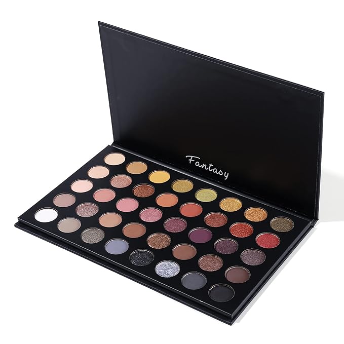Professional Neutral Smokey Eyeshadow Makeup Palette, Matte Shimmer Metallic Black Grey Dark Goth Eye Shadows for Halloween, Pigmented Warm Smoky Naked Nude Rosy Gold Brown Pallet Daily Make Up Kit-Velvo Beauty