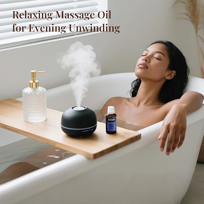 Frankincense & Lavender Botanical Massage Oil – Lightweight Face & Body Oil with Jojoba & Almond – Resin & Floral Aroma for Deep Massage, Fascia Release & Calming Rituals, 30ml (1.0 fl oz)-Velvo Beauty