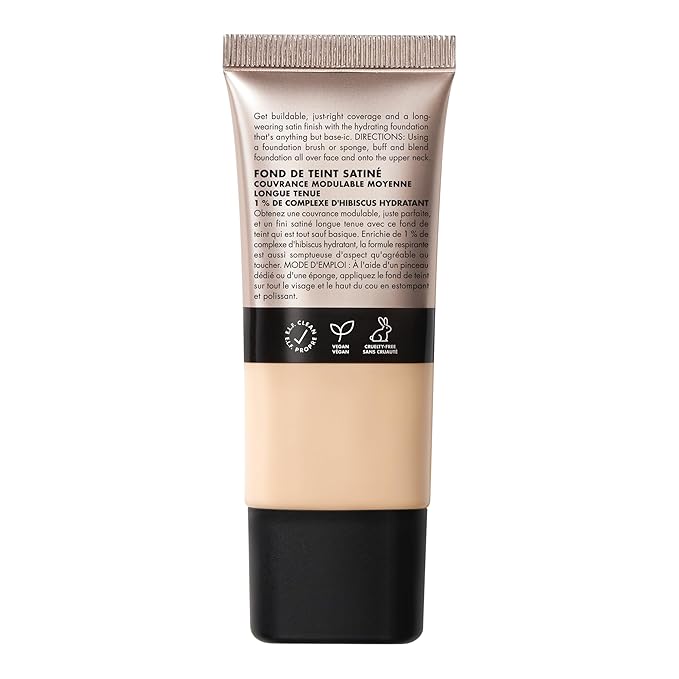 e.l.f. Soft Glam Foundation, Medium Coverage, Long-Lasting & Buildable Foundation For A Smooth, Satin Finish, Vegan & Cruelty-Free, 13 Fair Neutral-Velvo Beauty