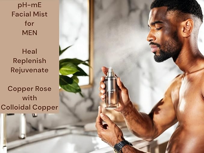 Hydrating Cleaning Face Mist, Copper Rose, Pure, Natural, Organic Ingredients Helps your Skin Reduce Wrinkles, Fine Lines, Inflammation, Acne, for Clear Beautiful Skin (2oz)-Velvo Beauty