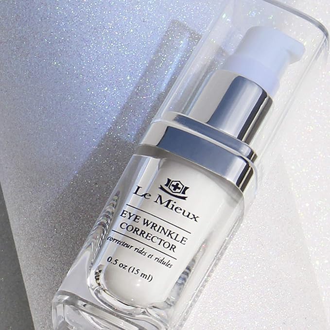 Le Mieux Eye Wrinkle Corrector Cream - Hyaluronic Acid Moisturizer for Eyes with 7 Potent Peptides & Amino Acids, Under Eye Corrector Cream (0.5 oz / 15 ml)-Velvo Beauty