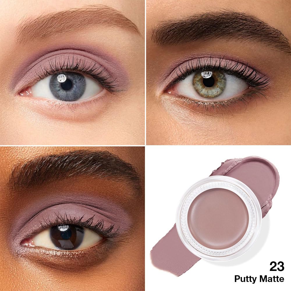 Single Cream Putty Matte Eyeshadow Palette Makeup, Natural Single Mini Instant Holographic Eyeshadow For Older Women, Sombras Crema Para Ojos, Talc, Paraben & Cruelty Free, 23-Velvo Beauty