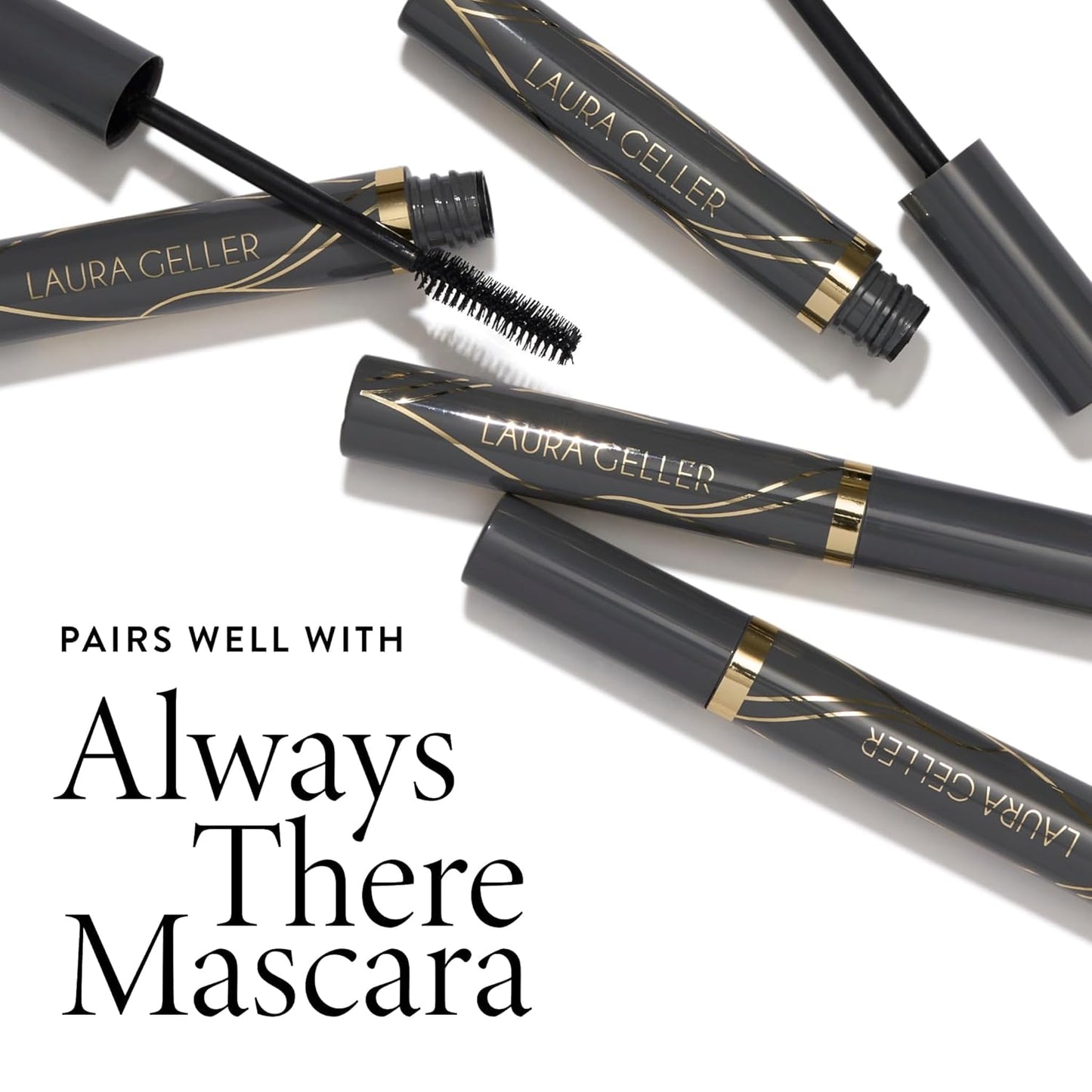 LAURA GELLER NEW YORK Swipe-n-Line Dual-Ended Eyeshadow + Eyeliner - Dramatic (Sage-Gray/Stormy Blue) - Cream Eyeshadow & Smooth Glide Eyeliner - Waterproof & Crease-free Color-Velvo Beauty