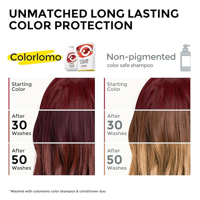 Ultra Color Safe Shampoo | Help Prevent Fading & Provide Subtle Color Replenishment | Prolong Color Vibrancy and Enhance Shine | Vegan & Cruelty-Free Formula | For Red Color Treated Hair-Velvo Beauty