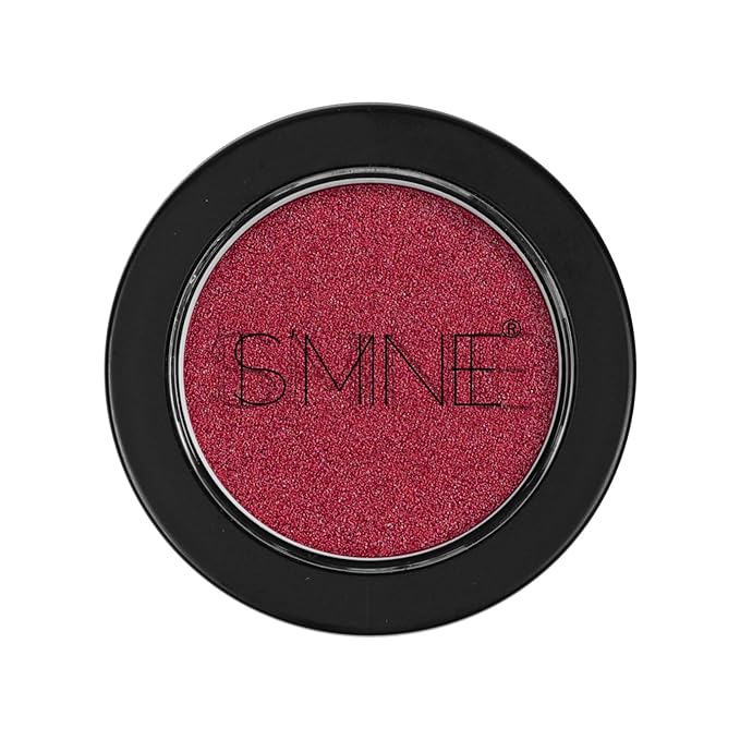 IS'MINE Single Red Shimmer Eyeshadow Powder Palette High Pigment, Longwear, Intense Color Best Red Eyeshadow-Velvo Beauty
