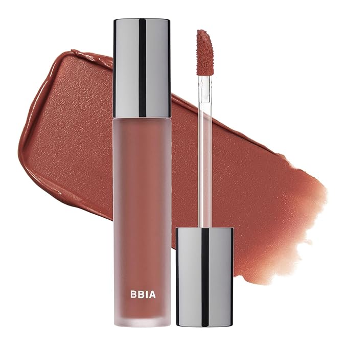 BBIA Last Velvet Tint - Soft & Creamy Matte Finish Lip Stain, Blur Effect with Velvety Texture, Long-Lasting, High Pigment, Lightweight, Non-Drying, Vegan, Korean Lip Makeup (V36 FEIGN COOL)-Velvo Beauty