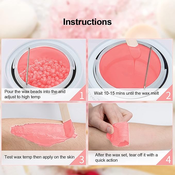 PURPLESKY Wax Beads Bulk - Painless 40oz Summer Hard Wax Beads for Body Bikini Leg Back Underarm Chest Eyebrow Ear Nose Long Lasting Waxing for Women Men-Velvo Beauty