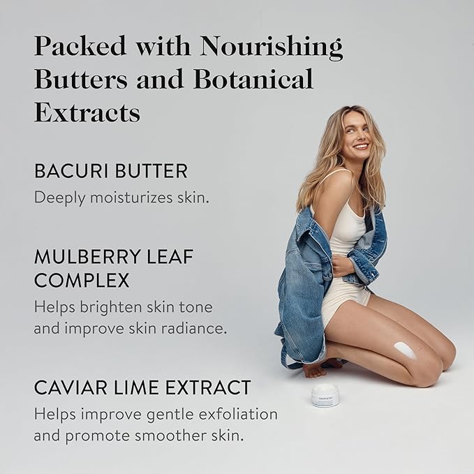 goop Beauty Body Butter | Lotion for Dry Skin | Nourishing Butters & Botanical Extracts | Hydrating & Firming Cream | 6.1 fl oz-Velvo Beauty