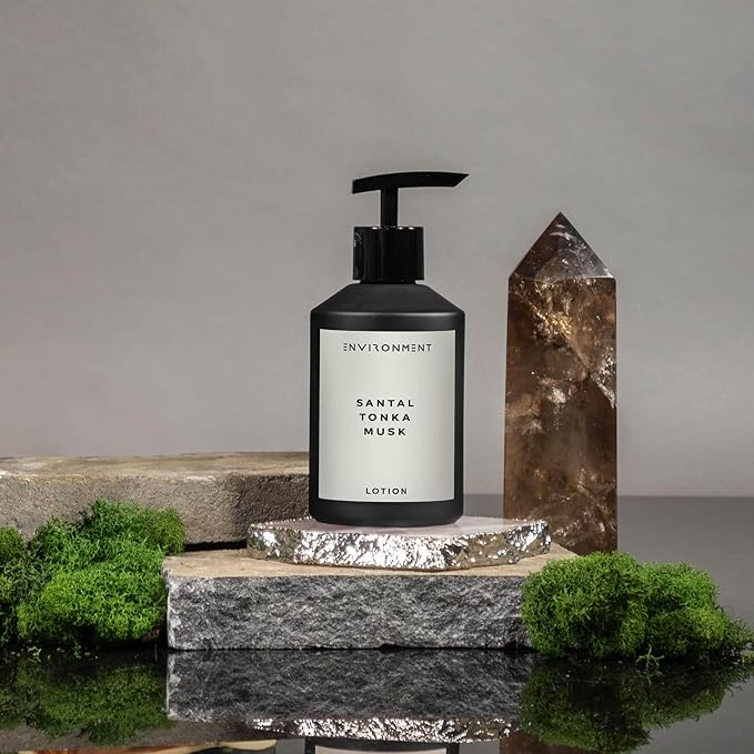 Environment Inspired by 5-Star Hotels 1HT Lotion, 300ml Luxury Scented Lotion (Santal | Musk) Bathroom Luxury, Men & Women High-End Body Lotion, Hand Cream, Dry Skin Treatment-Velvo Beauty