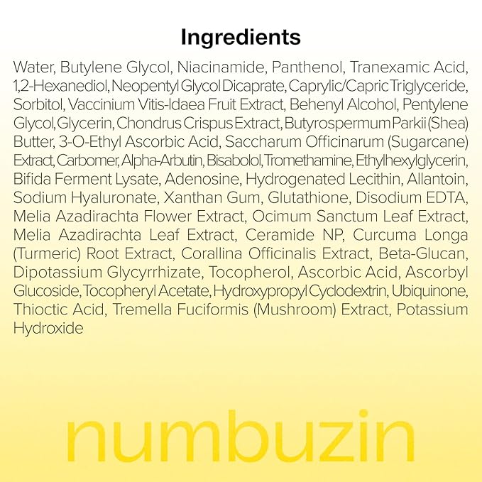numbuzin No.5 Serum DUO | Tranexamic Acid 4%, Niacinamide 5%, Glutathione, Vitamin C | Vitamin Concentrated Serum | Hyperpigmentation| Suitable for Sensitive Skin | 2.02 fl. oz.-Velvo Beauty