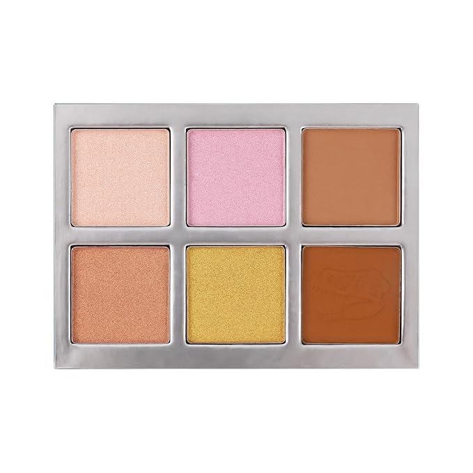 Profusion Cosmetics Jurassic Paddock Playground 6 Shade Face Palette, Achieve Stunning Look with Effortless Luminosity for Radiant and Glamorous Finish-Velvo Beauty
