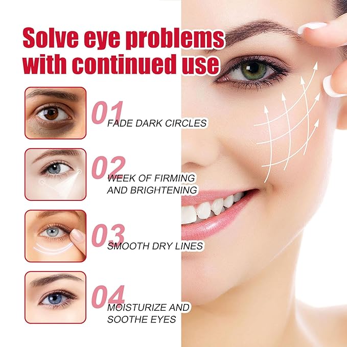 Eye Cream, Retinol Eye Stick, Retinol Eye Cream, Retinol Cream, Retinol Face Cream, Under Eye Cream Anti Aging, Moisturizing Eye Balm Reduces Wrinkles Fine Lines and Dark Circles-Velvo Beauty