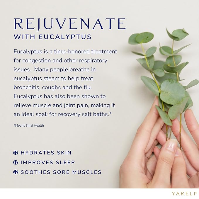 Magnesium Flakes, 5lb Eucalyptus, Dead Sea Bath and Foot Soak, Alternative to Epsom Salt with Over 250,000mg of Magnesium Chloride Per Bag-Velvo Beauty