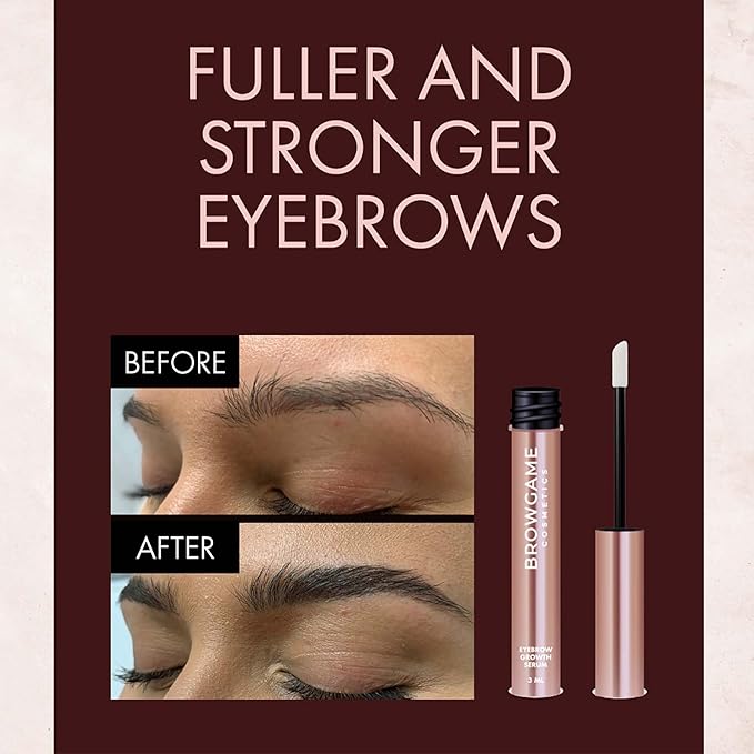 Eyebrow Growth Serum - Provides Full, Healthy And Well Defined Eyebrows - High Technology Formula - Vegan And Cruelty Free - Flexible Applicator Developed Specifically For Brows - 0.1 Oz-Velvo Beauty