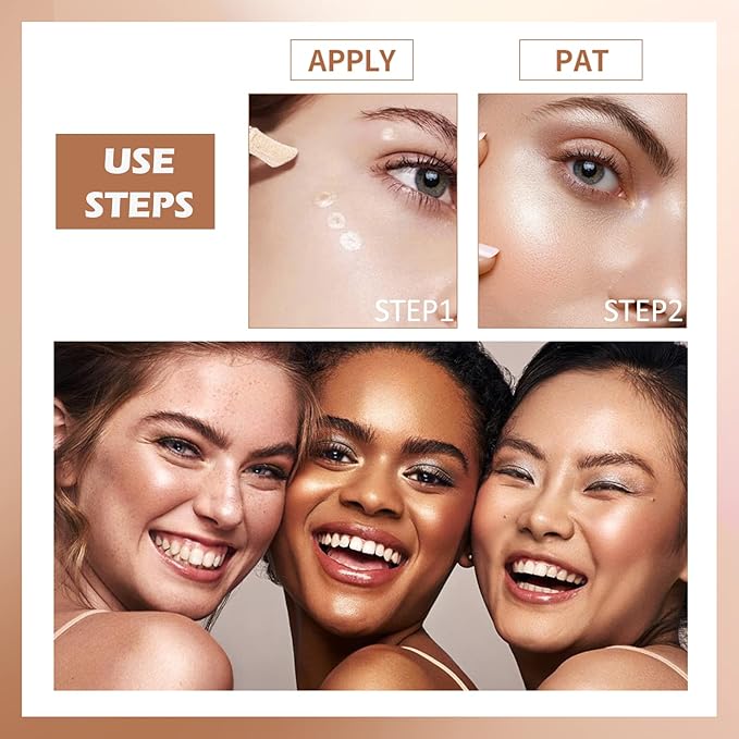 Erinde Liquid Highlighter Makeup, Face Highlighter Bronzer Makeup Stick, Natural Glossy Finish, Lightweight Blendable Silky Smooth Cream Face Illuminator Makeup, Cruelty-free, 04# CANDLELIGHT-Velvo Beauty