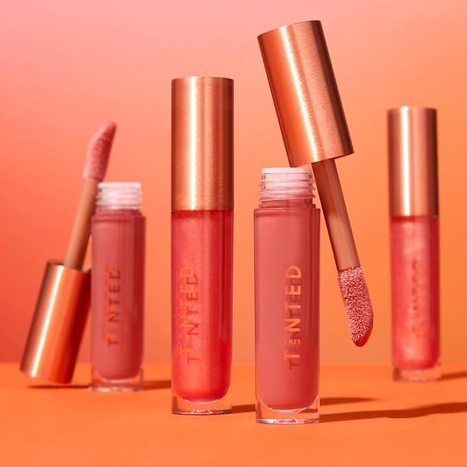 Live Tinted Huegloss High-Shine Lip Gloss - Hydrating, Non-Sticky, Moisturizing Lip Gloss with Hyaluronic Acid, Coconut Oil, and Shea Butter For a Soft Barrier & Seals in Moisture - Soft Shimmary Pink-Velvo Beauty