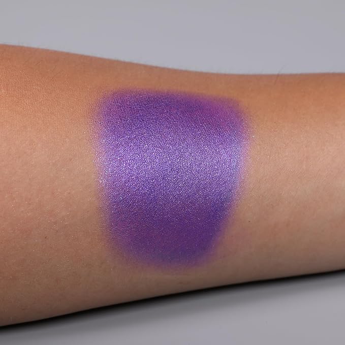 IS'MINE Single Purple Shimmer Eyeshadow Powder Palette High Pigment, Longwear, Intense Color Best Purple Violet Eyeshadow-Velvo Beauty