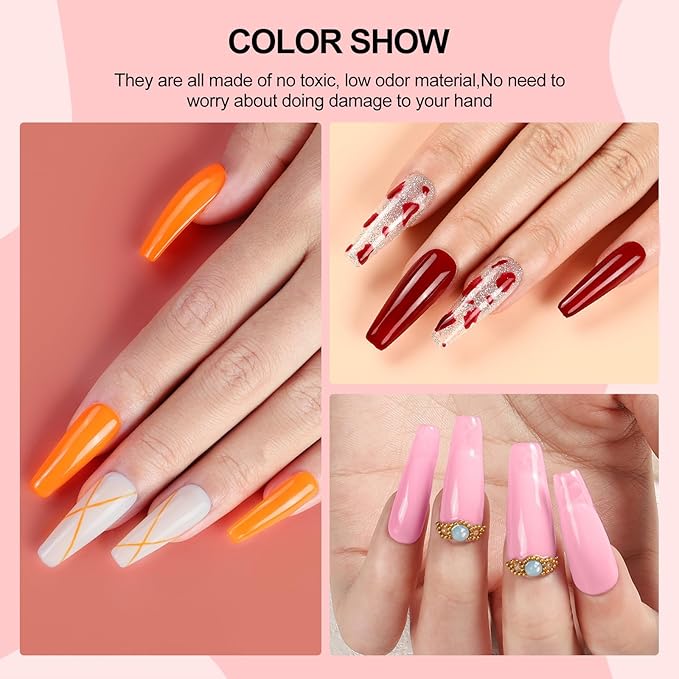 COSCELIA Gel Nail Polish Kit with U V light and Drill Starter Kit 35 Colors Gel Nail Polish with 5pcs Top Base Coat Nail Art All Seasons Professional Gel Manicure Kit DIY at Home Gifts for Women-Velvo Beauty