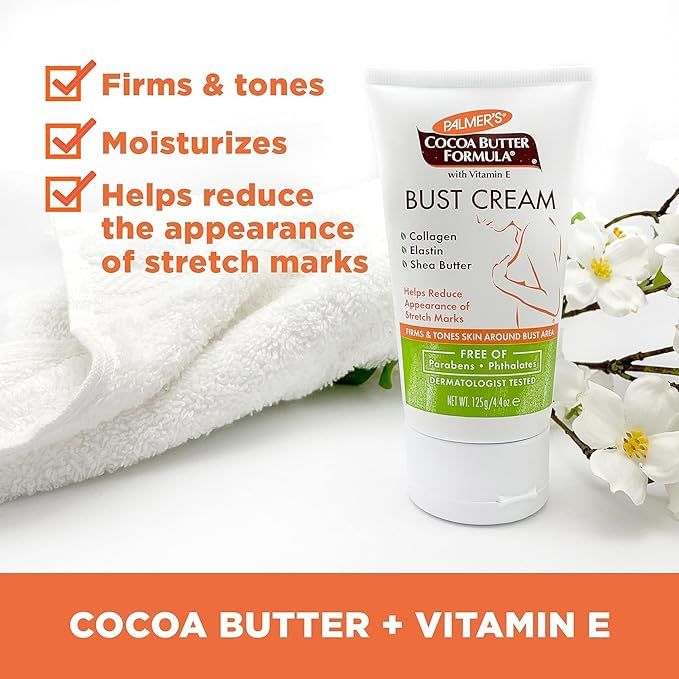 Palmer's Cocoa Butter Formula Bust Cream 4.40 oz (Pack of 6)-Velvo Beauty