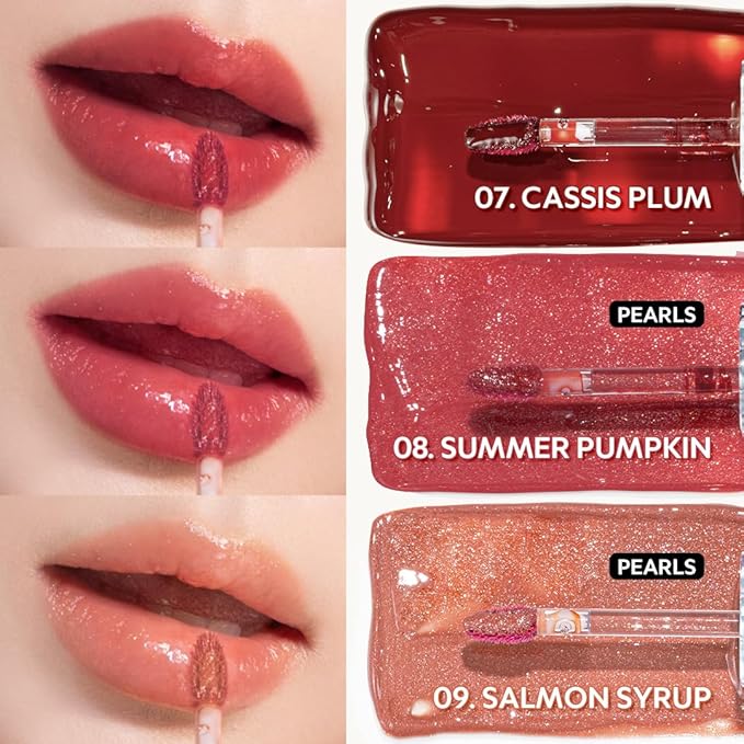 TIRTIR Waterism Tinted Lip Gloss #04 Fig Peach, 0.14 Fl Oz – Kiss Ready Lipgloss, 12H Long Lasting Non Sticky Natural Tinted Glow Korean Multiuse Cheek and Lip Tint for Women gift-Velvo Beauty