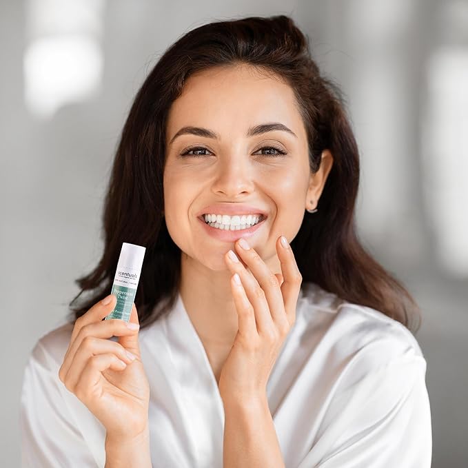 Lip Balm Peppermint Set of 3, Made with Shea Butter, Cocoa Butter, Avocado & Jojoba oil, Beeswax, Vitamin E and Essential oil, Moisturizing Lip Care, Cruelty Free Hydration, Natural (3 Pack)-Velvo Beauty