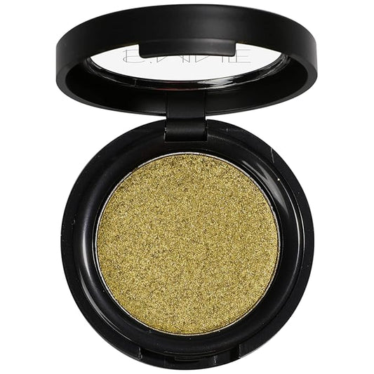 ISMINE Single Eyeshadow Powder Palette Shimmer Gold, High Pigment, Longwear Single Gold Eye Makeup for Day & Night (#16)-Velvo Beauty