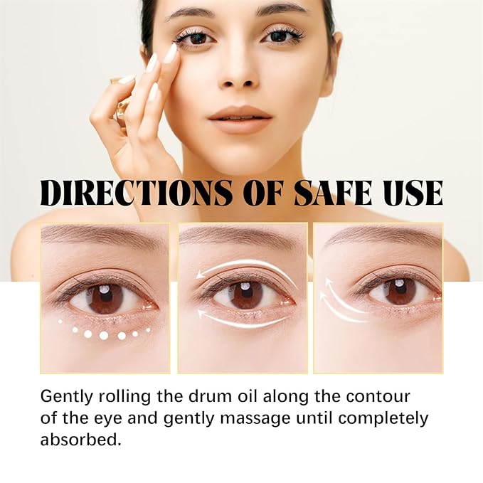 Time Eraser Rollerball Castor Oil and Frankincense, Time Eraser Rollerball, Castor Oil and Frankincense Eye Roller for Reducing Dark Circles and Bags Under Eyes-Velvo Beauty