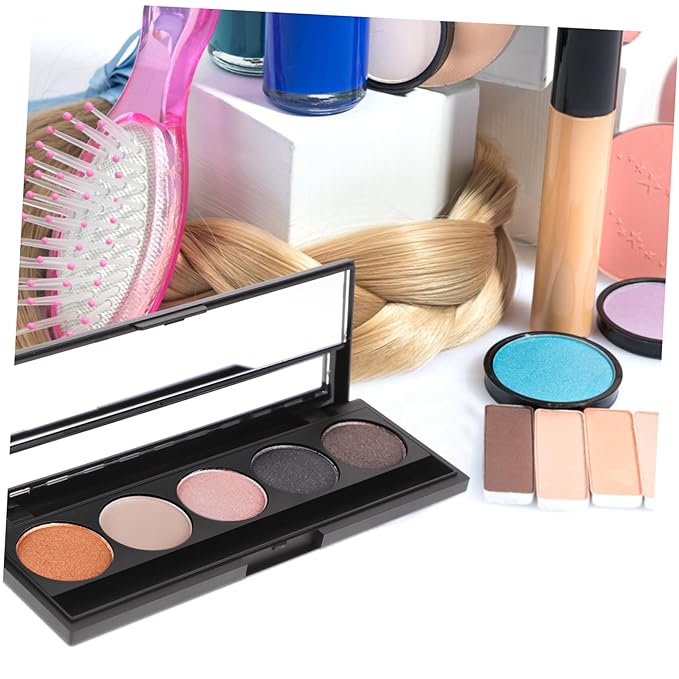 2Pcs 5 makeup pallet eyeshadow pans magnetic empty Palette Containers makeup container Eyeshadow Empty Case sample containers Eyeshadow Case cosmetic makeup powder travel-Velvo Beauty