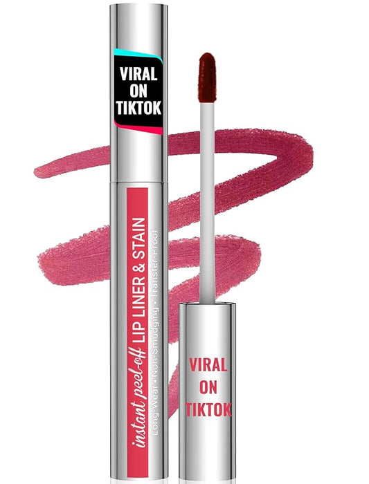 iMethod Lip Stain - Lip Liner Stain, Natural Long Lasting Lip Stain Peel Off, Waterproof Stay On All Day, Transfer-Proof, Highly Pigmented, Instant Color, Mauve-Velvo Beauty