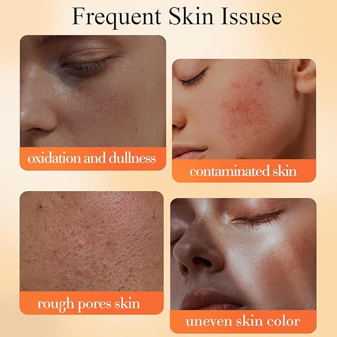 Vitamin C skin routine kit for women - face wash and moisturizer set - facial kit for women -toner face wash serum eye cream-Velvo Beauty