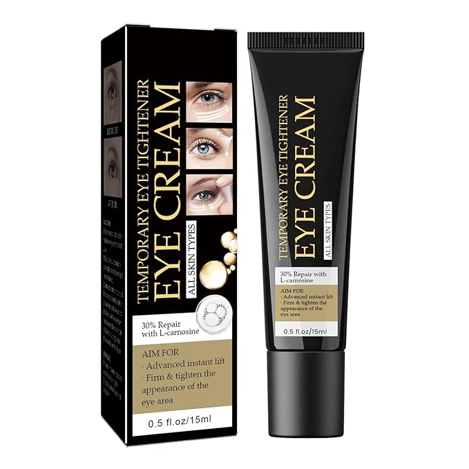 Temporary Eye Tightener Eye Cream, Instant Firmx Eye Cream Reduces Under Eye Bags and Wrinkles, Dark Circles Anti Aging Fine Lines, Firm Skin Under Your Eyes-Velvo Beauty