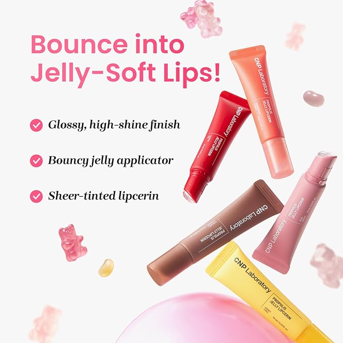CNP Propolis Jelly Tinted Lipcerin™ - 05 Grapefruit Candy, Hydrating Lip Balm & Gloss with Manuka Honey + Hyaluronic Acid, Korean Skincare, 0.3 fl.oz.-Velvo Beauty