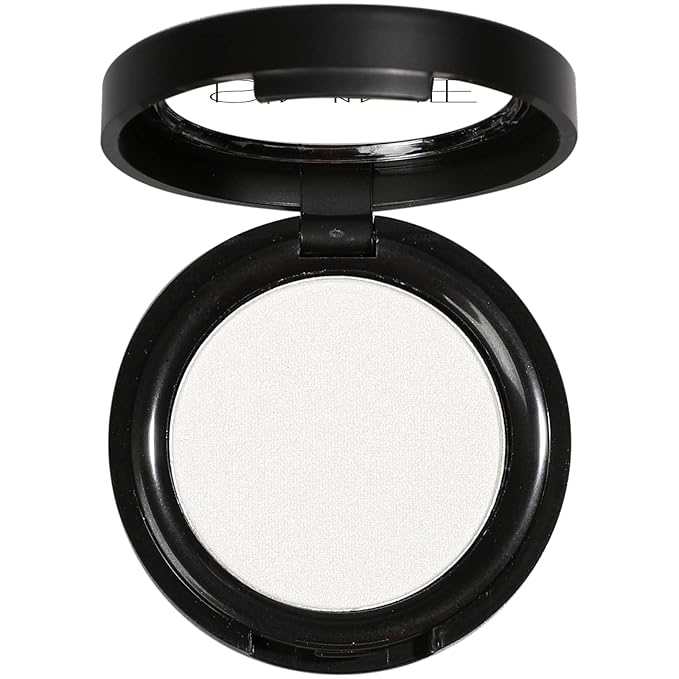 ISMINE Single Eyeshadow Powder Palette Shimmer Pearl White, High Pigment, Longwear Single White Eye Makeup for Day & Night (#01)-Velvo Beauty