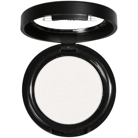 ISMINE Single Eyeshadow Powder Palette Shimmer Pearl White, High Pigment, Longwear Single White Eye Makeup for Day & Night (#01)-Velvo Beauty
