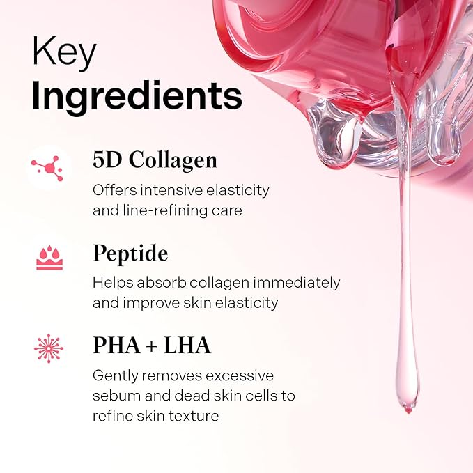 Torriden CELLMAZING Pore Perfecting Ampoule 30ml (1.01 fl.oz.) | Improving Skin Elasticity | 5D Collagen, Peptide Complex, PHA, LHA | Korean Facial Serum, Korean Skin Care-Velvo Beauty