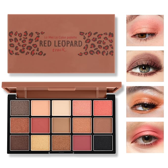 Boobeen 15 Colors Eyeshadow Palette, Highly Pigmented Matte and Shimmer Eye Shadow (with smudger), Soft Powder Eye Makeup Palette for Women and Girls, Create Flawless Glam Eye Looks-Velvo Beauty
