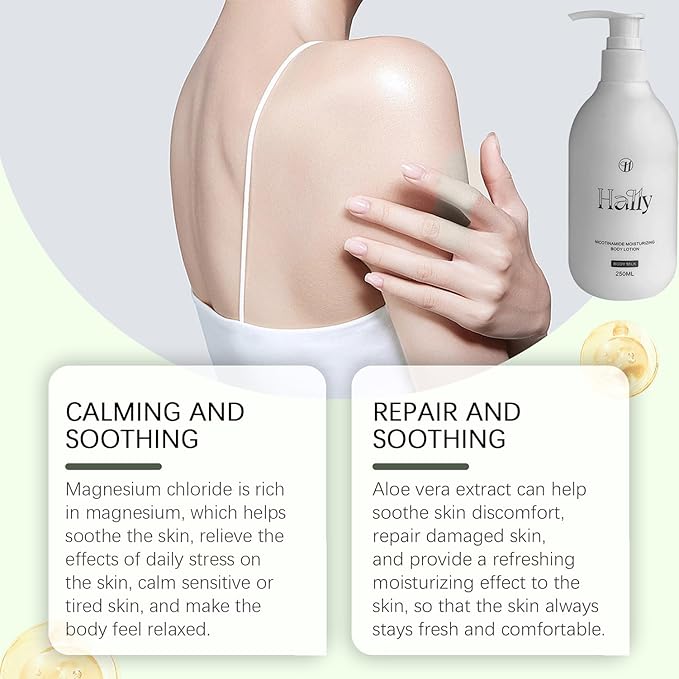 Body Lotion from Korea Whitening Remove Dark Spots, Original Niacinamide Whitening Body Lotion for Dry, Rough & Sensitive Skin, Moisturizing & Nourishing (2)-Velvo Beauty