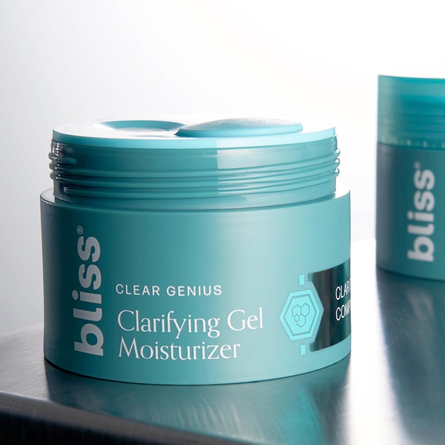 Bliss Clear Genius Clarifying Gel Moisturizer with CLARITY 5 Complex | Salicylic Acid, Niacinamide & Witch Hazel for Blemish-Prone Skin, 1.7 fl oz-Velvo Beauty