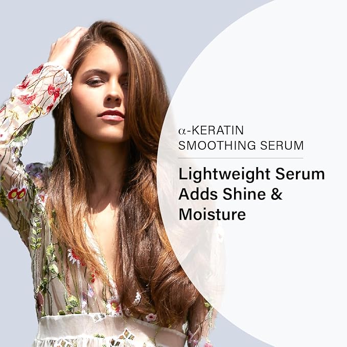 Peter Coppola a-Keratin Smoothing Serum - Lightweight Serum Adds Shine & Moisture To Frizzy And Damaged Hair - Hair Repair Serum With Argan Oil Conditions & Hydrates Frizz & Split Ends 1.69 oz-Velvo Beauty