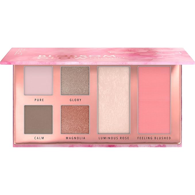 Catrice | Blossom Glow Eye & Cheek Palette | Multi-Use Make Up with Eyeshadows, Blush & Highlighter | Highly Pigmented Matte & Shimmer Shades | Travel Friendly | Vegan & Cruelty Free-Velvo Beauty
