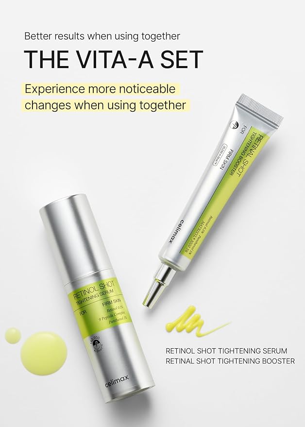 celimax The Vita A Retinal Shot Tightening Booster | with Retinal 0.1%, Matryxyl 3%, Pore Minimizer, Wrinkles & Fine Lines, Firmer Skin, 15ml-Velvo Beauty