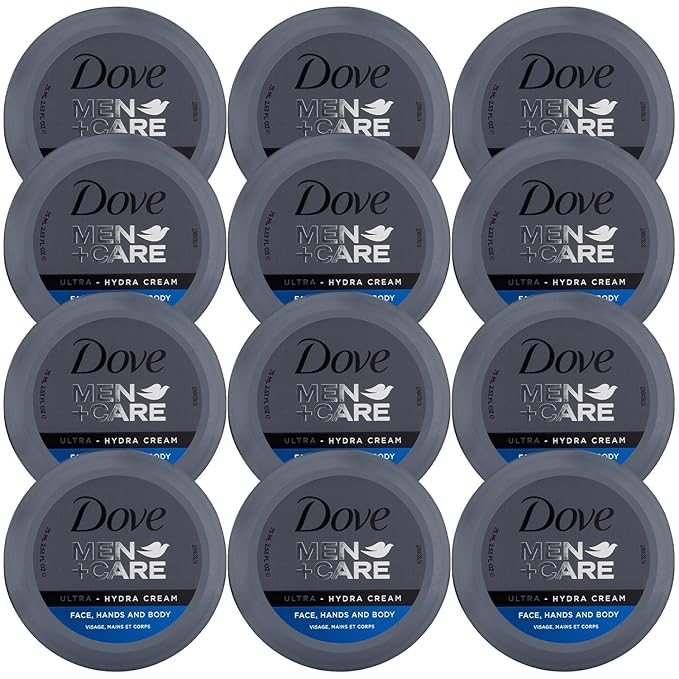 Dove Men+Care Ultra Hydra Cream Lotion, 2.53 Fl Oz (Pack of 12)-Velvo Beauty