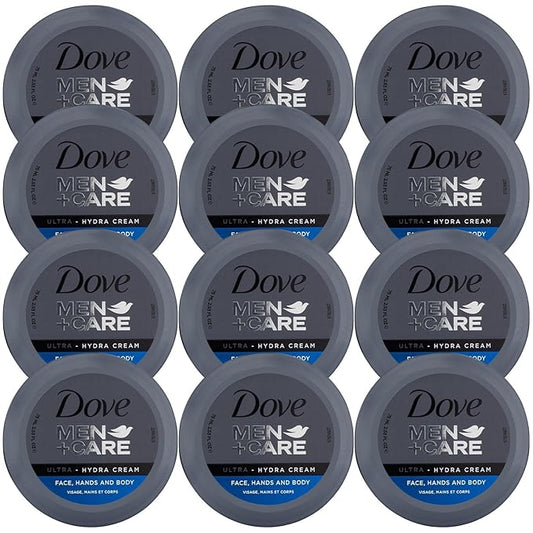 Dove Men+Care Ultra Hydra Cream Lotion, 2.53 Fl Oz (Pack of 12)-Velvo Beauty