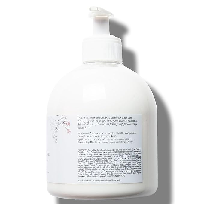 100% PURE Healthy Scalp Conditioner Purifying Burdock & Neem for Dry Damaged Hair Replenishing Itchy Flaky Scalp Hydration for Women & Men - 16 Fl Oz-Velvo Beauty