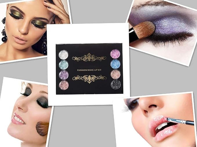 Eyeshadow Palette LT Makeup Palette 37 Bright Colors Matter and Shimmer Lip Gloss Blush Brushes Cosmetic Makeup Eyeshadow Highly Pigmented Palette for Girls Festival Birthday Gift Concealer Makeup Kit-Velvo Beauty