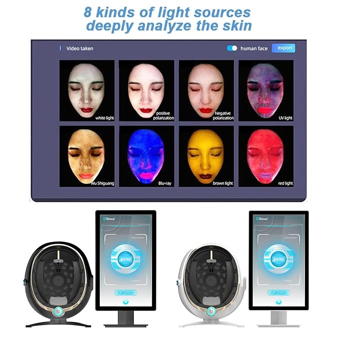 Professional Skin Analyzer Machine - Cobbawe Facial Skin Detection & Analysis for Healthy Skin Care (MJ-W-21.5)-Velvo Beauty