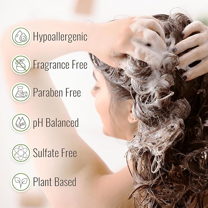 Manuka Honey Shampoo and Conditioner - Soothing Moisturizing Formula for Eczema, Psoriasis, Curly Hair and Color-Safe - All Natural Set-Velvo Beauty