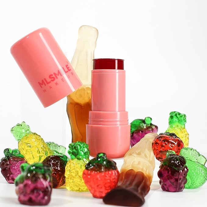 2 Pcs Milk Jelly Blush, Milk Cooling Water Jelly Tint, Vivid Color Water Jelly Tint Milk Blush, Sheer Eye Lip & Cheek Stick Stain, Long Wearing, Watercolor Finish Lip Gloss for Women, 03&04-Velvo Beauty